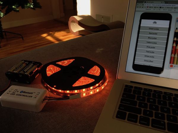 Bike DeLights testing